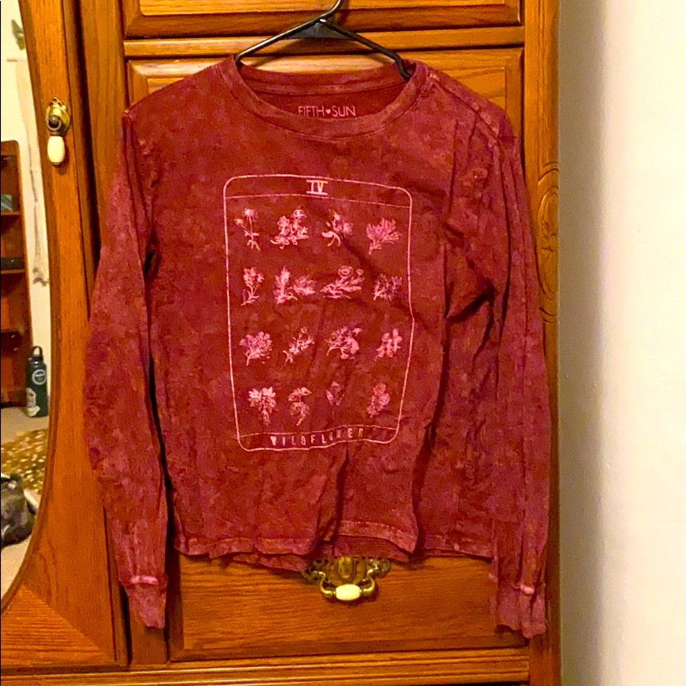 Long sleeve print tshirt